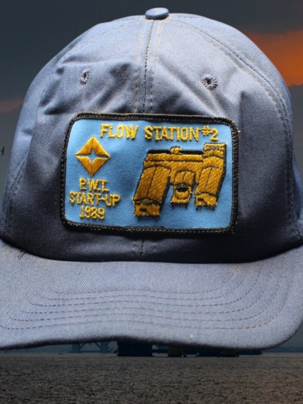 1989 Flow station 2 start up Hat Cap vintage North slope oil Gas USA